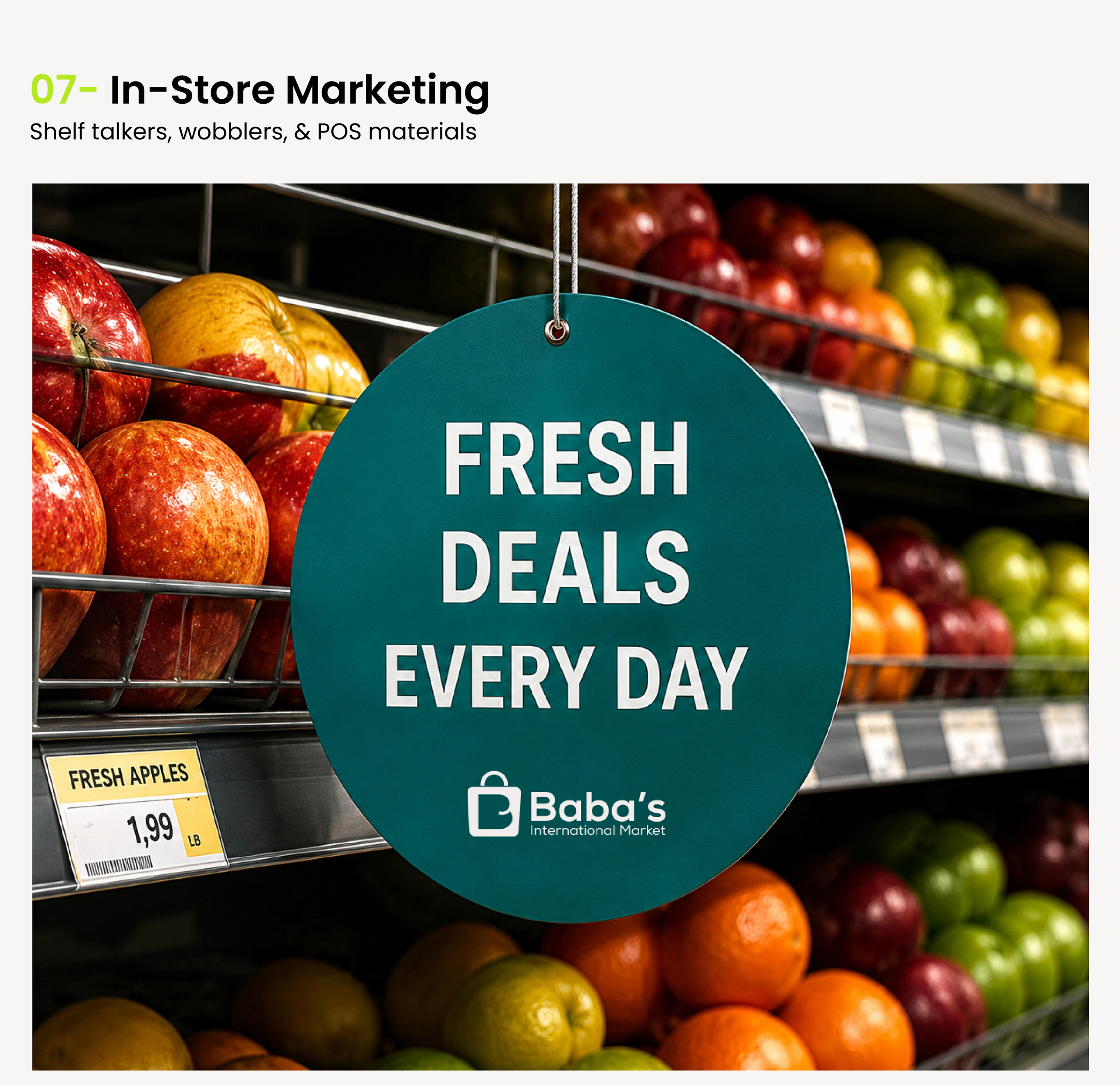 Omar Helal retail campaign design project - Baba's Retail Marketing System gallery image 10