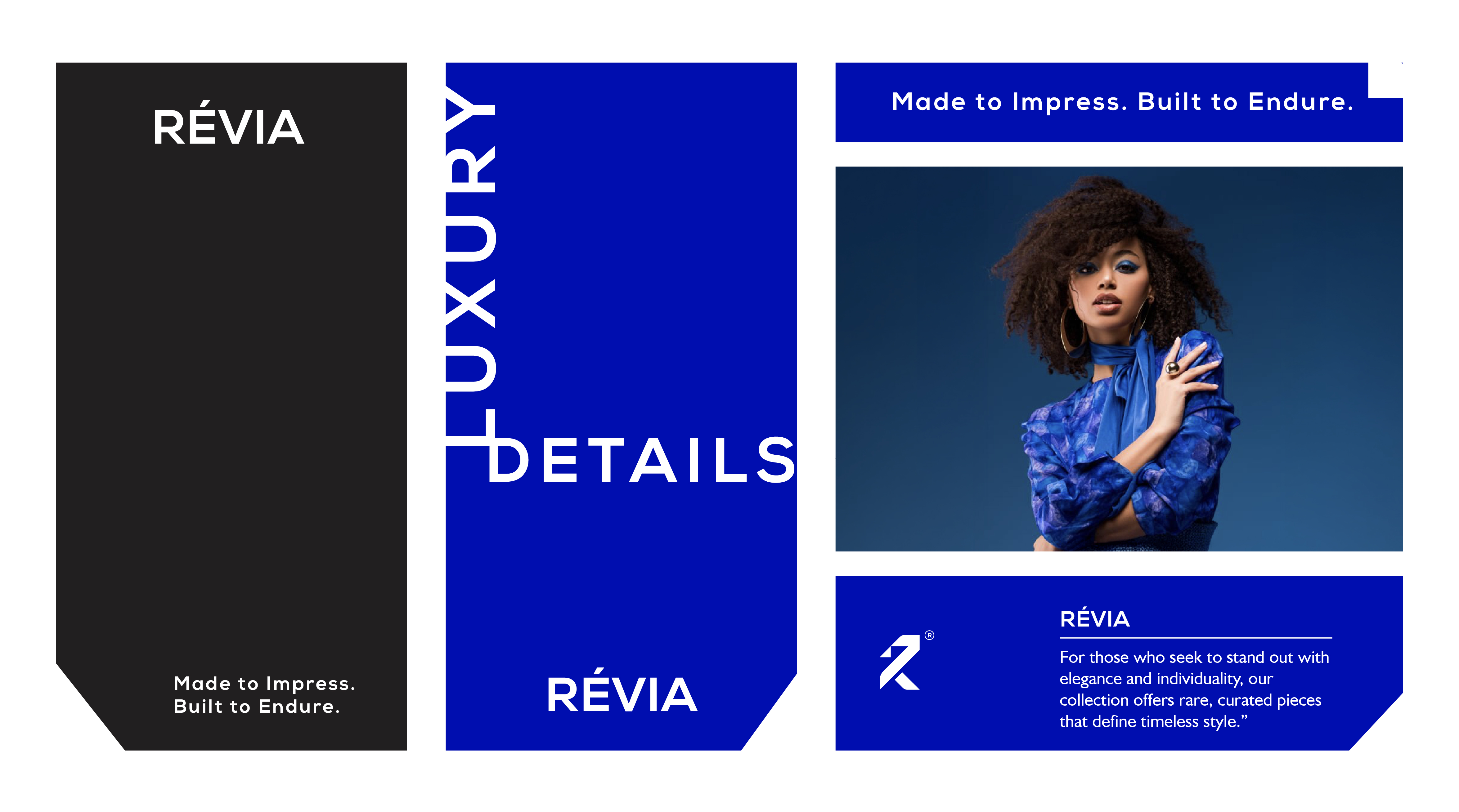 Omar Helal fashion brand identity project - RÉVIA Fashion Brand Identity gallery image 9
