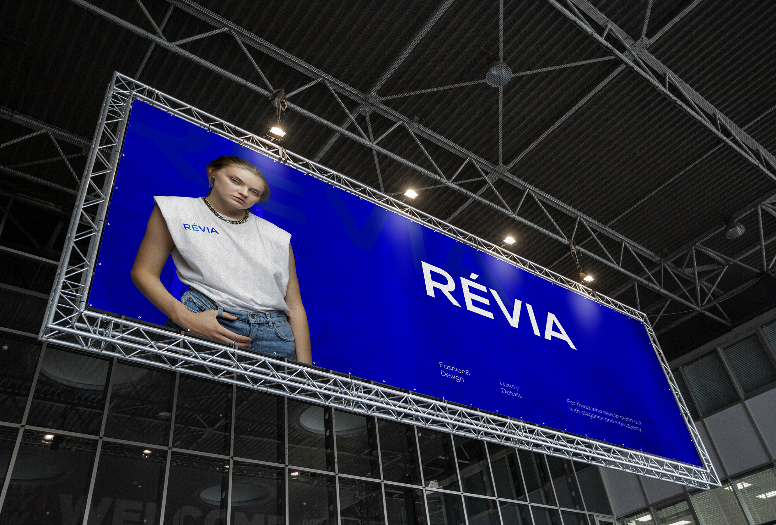 Omar Helal fashion brand identity project - RÉVIA Fashion Brand Identity gallery image 14