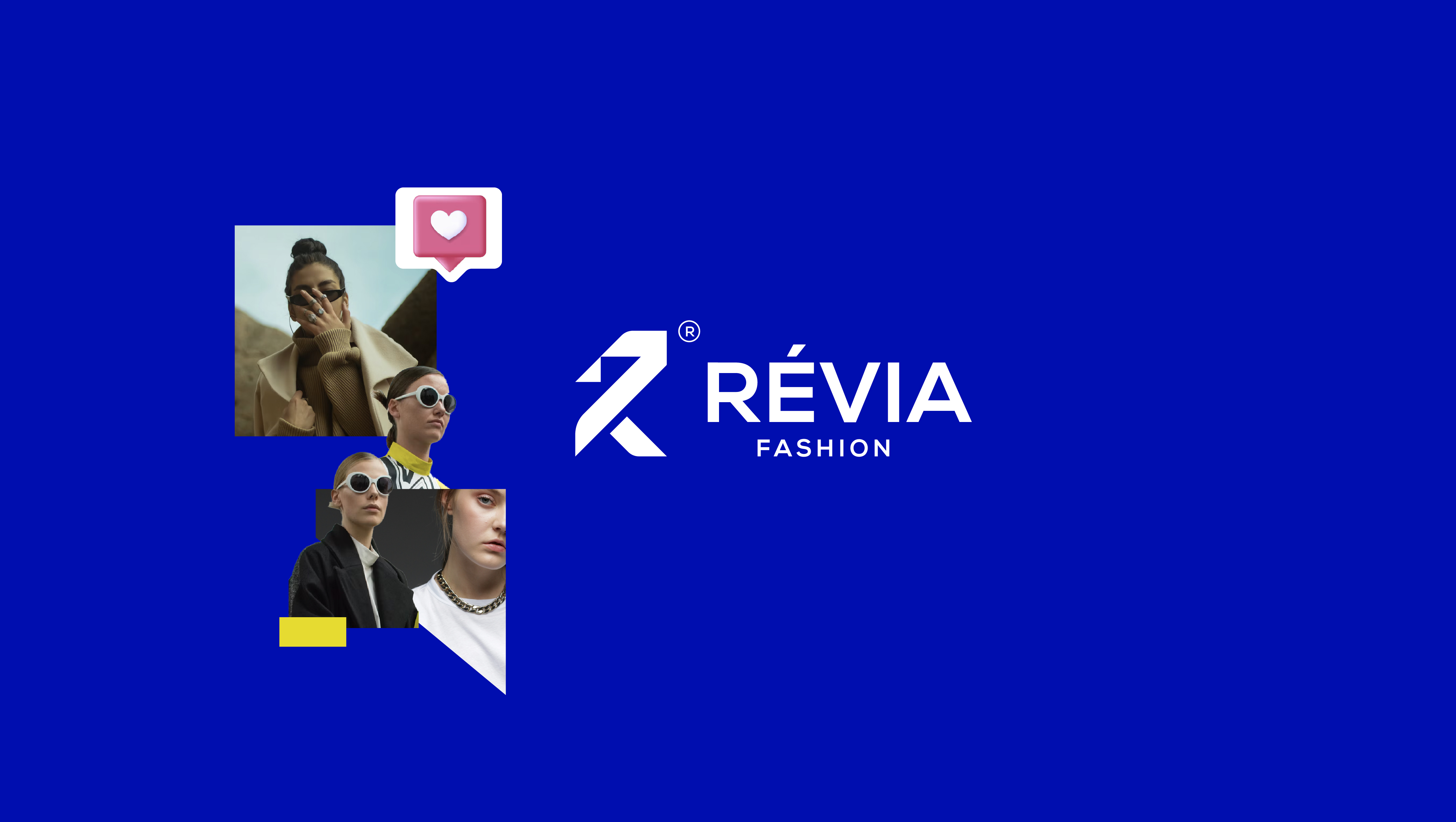 Omar Helal fashion brand identity project - RÉVIA Fashion Brand Identity gallery image 4