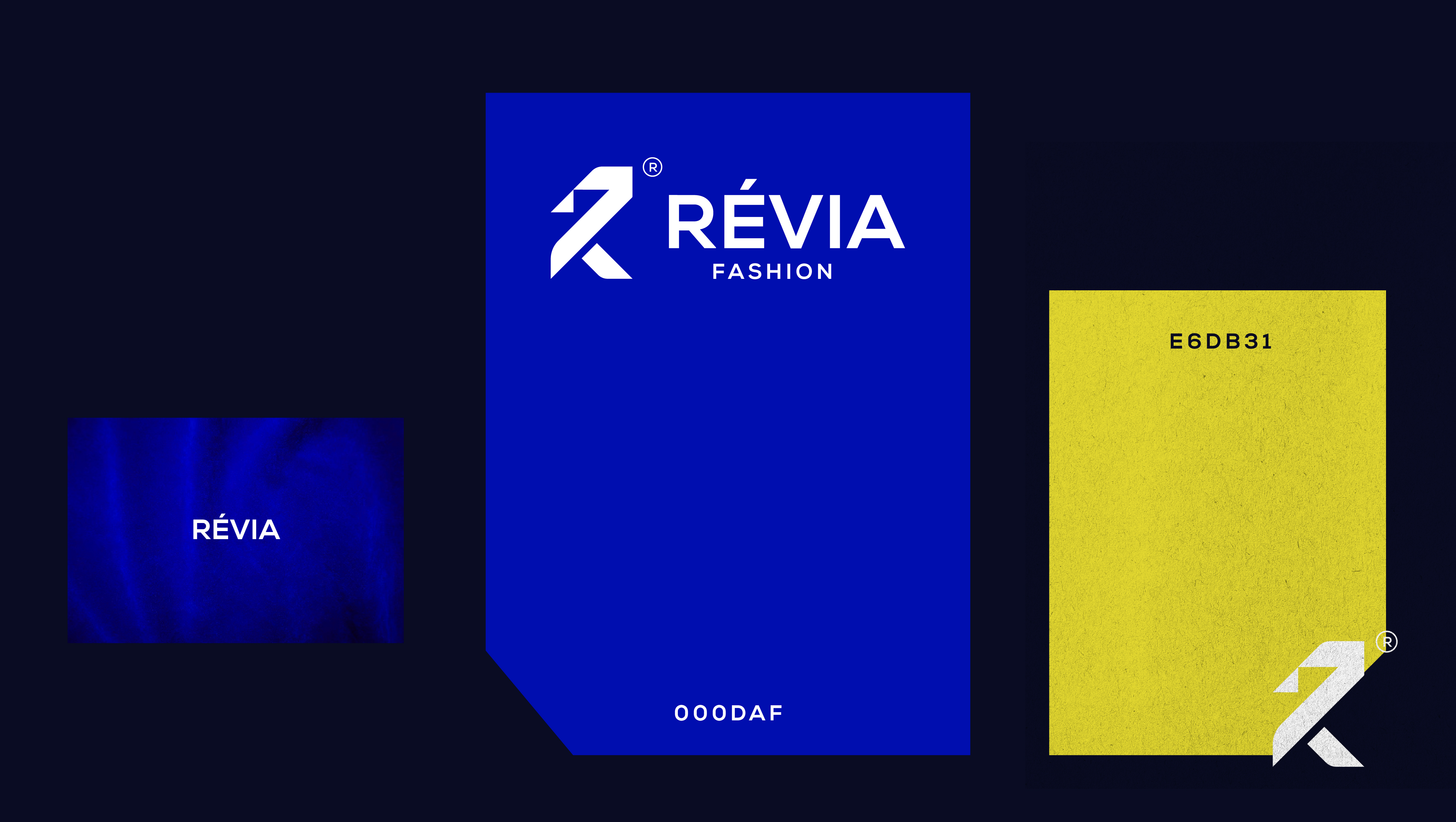 Omar Helal fashion brand identity project - RÉVIA Fashion Brand Identity gallery image 5