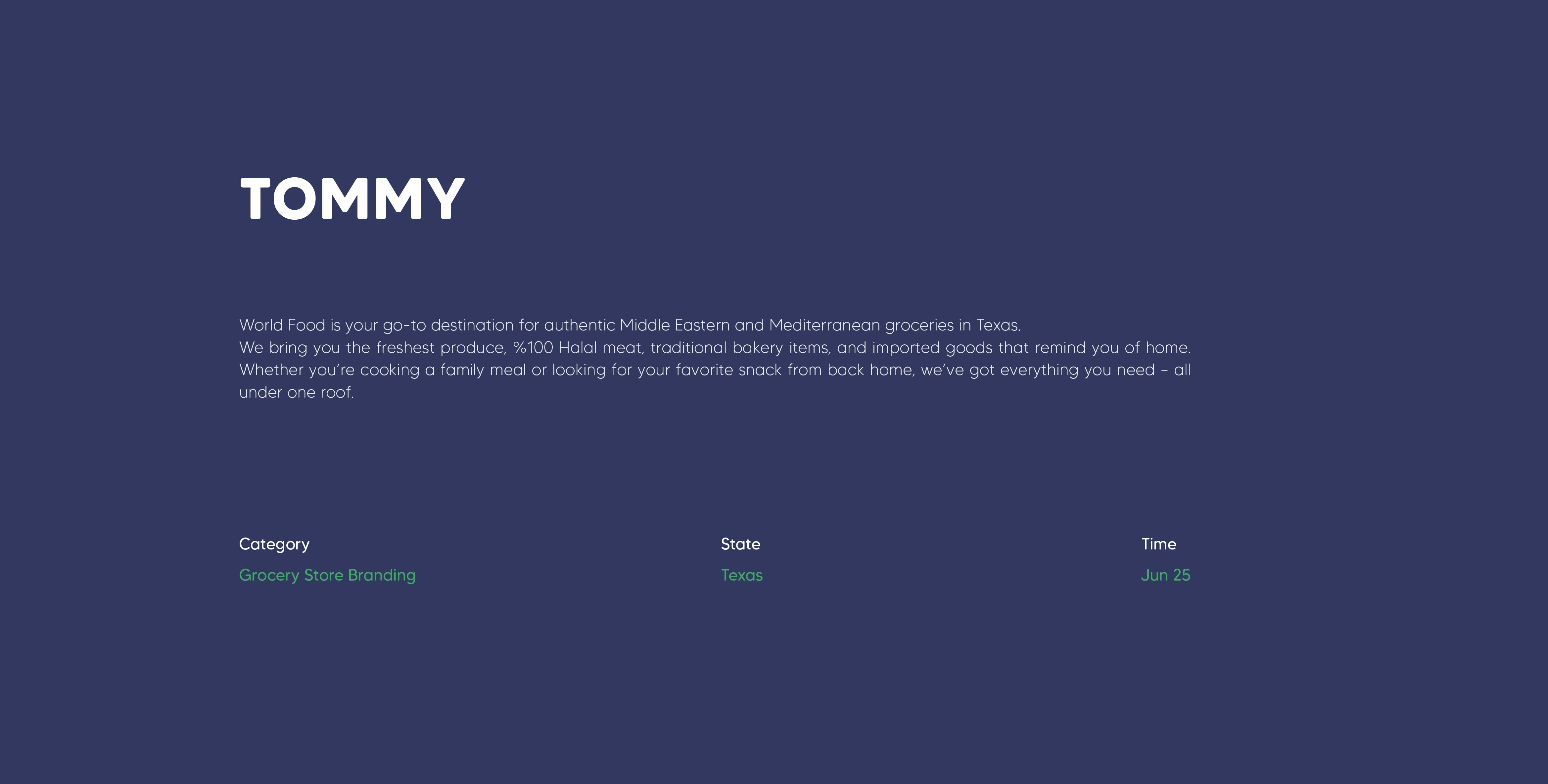 Omar Helal food retail brand identity project - World Food Warehouse Brand Identity gallery image 1