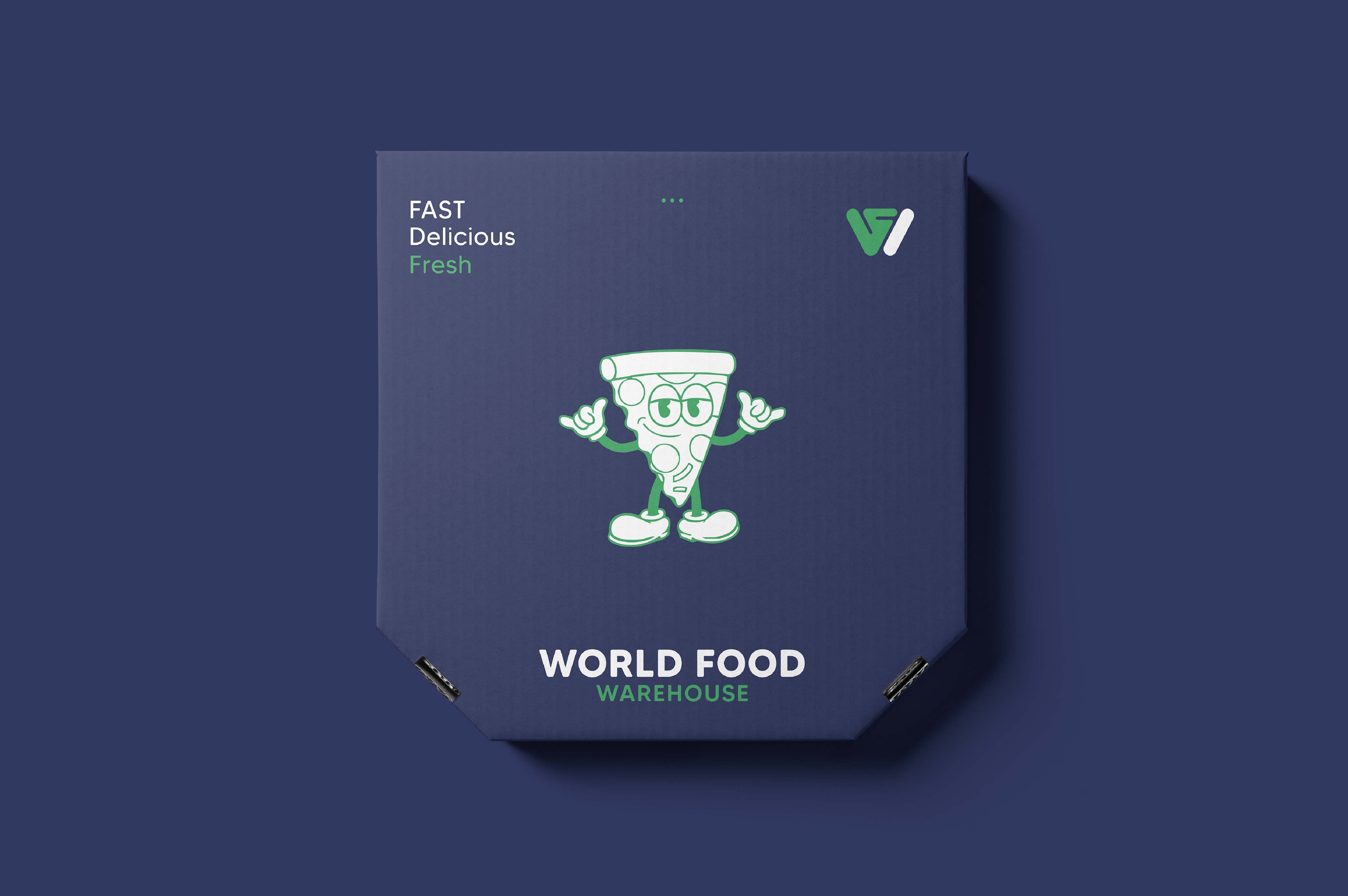 Omar Helal food retail brand identity project - World Food Warehouse Brand Identity gallery image 15