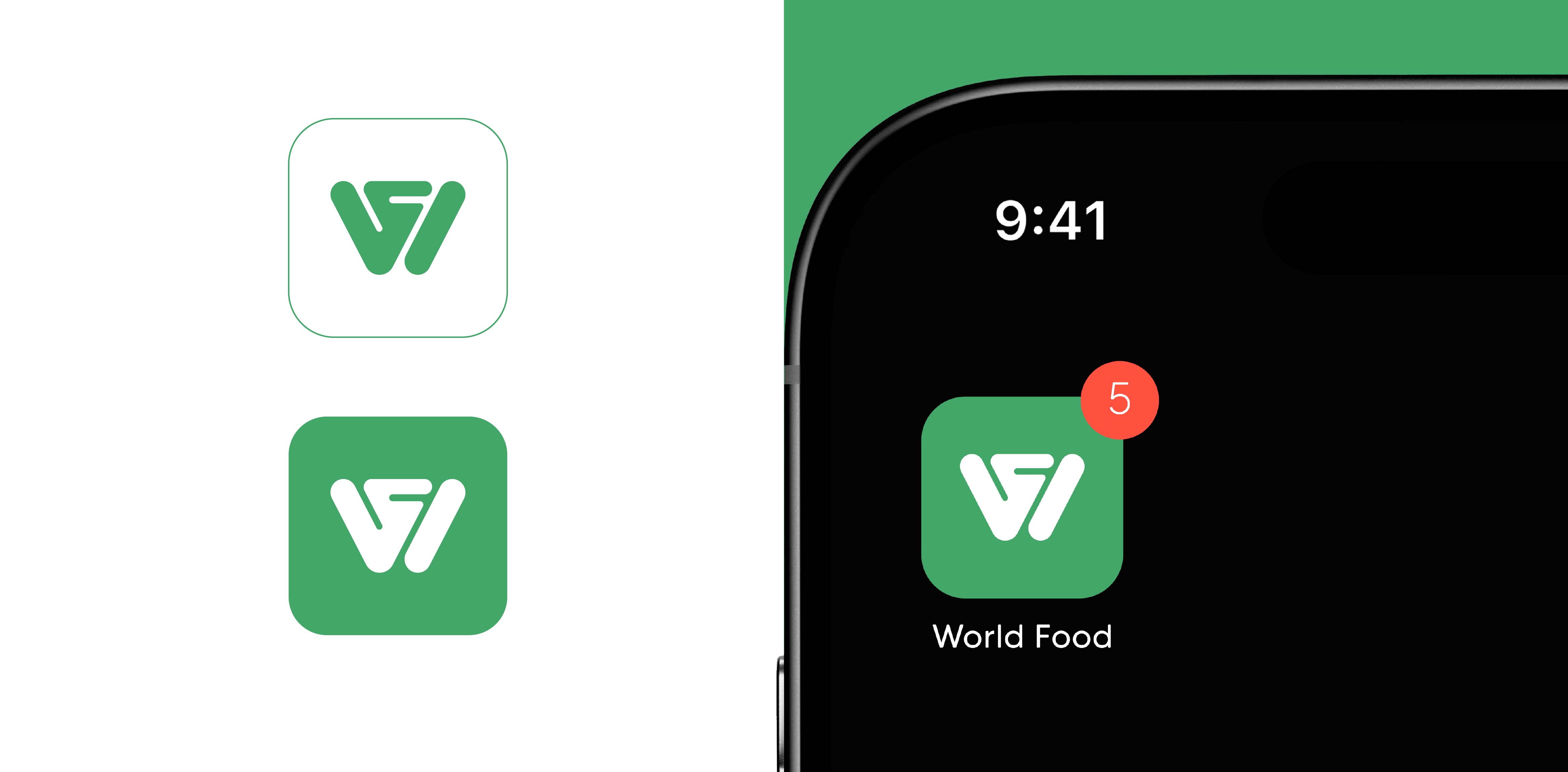 Omar Helal food retail brand identity project - World Food Warehouse Brand Identity gallery image 6